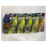 Box of (5) New Sealed Star Wars Action Figures 1