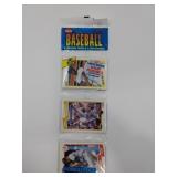 1990 Fleer Baseball Rack Pack W/ Ken Griffey Jr.