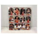 (5) 1990-91 Chicago Bulls Michael Jordan Uncut B