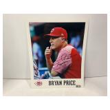 Cincinnati Reds Former Manager Brian Price Autog