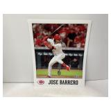 Cincinnati Reds Jose Barrero Autographed 8x10 W/