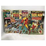 Box of (4) Vintage Ironman 1970s Original Comic