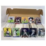 Box of 800 Newer Baseball Cards W/ Inserts All B