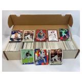 Box of 800 Newer Baseball Cards W/ Inserts & Sta