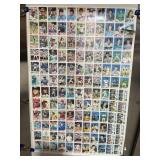 1982 Topps Baseball Uncut Sheet Nolan Ryan