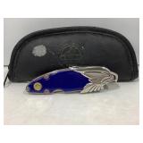 New Harley Davidson Collectors Knife W/ Soft Cas