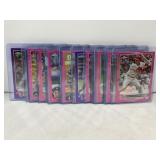 Lot of (20) Colored Topps Chrome Baseball Refrac