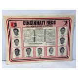 (3) Rare 1975 CIncinnati Reds Big Red Machine Pl