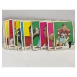 Lot of (30) 1969 Topps Football Cards