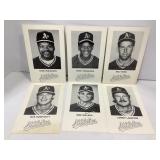 Lot of Oakland Athletics World Series Photo Card
