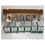 Box of 800+ Newer NFL Football Cards