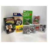 Box of Misc Card Sets, OJ Simpson Book, Cards, V