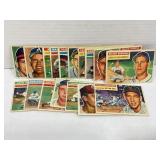 (17) 1956 Topps Baseball Cards