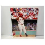 Cincinnati reds Kevin Mitchell Autographed 8 x 1