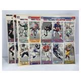 (5) 1990-91 Chicago Bulls Michael Jordan Uncut B