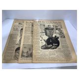 Lot of (3) 1961 Sporting News Cincinnati Reds Hu