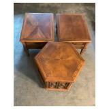 MERSMAN 81-22 MATCHING 3 PC END/LAMP TABLE SET