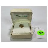 COLDWATER MACHINE 14K GOLD TIE TACK COLDWATER OHIO