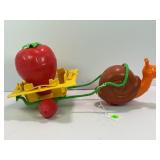 STRAWBERRY SHORTCAKE ESCARGOT SNAIL CART BY KENNER