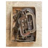 LARGE LOT OF C-CLAMPS
