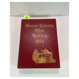 MERCER COUNTY OHIO HISTORY 1978 MAROON COVER BY
