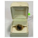 COLDWATER MACHINE 14K GOLD RING COLDWATER OHIO