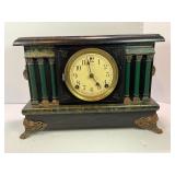 SESSIONS ANTIQUE WIND UP MANTLE CLOCK - SOLD BY