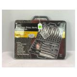 19 PC. STAINLESS STEEL KNIFE SET BY PERFECTION -