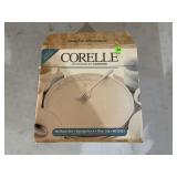 CORELLE LIVINGWARE BY CORNING 12 PC BLUE LILY SET
