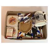 OHIO BICENTENNIAL MAGNETS, PENS AND COASTERS,