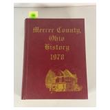 MERCER COUNTY OHIO HISTORY 1978 HARDBACK BOOK BY