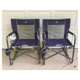 LOT OF 2 GCI OUTDOOR BLUE FREESTYLE ROCKERS