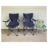 LOT OF 3 OUTDOOR FOLDING CHAIRS