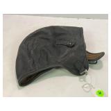 HARLEY DAVIDSON 1950'S LEATHER MOTORCYCLE SKULL