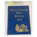 MERCER COUNTY OHIO HISTORY 1978 HARDBACK BOOK BY