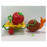 STRAWBERRY SHORTCAKE ESCARGOT SNAIL CART BY KENNER