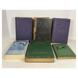 LARGE LOT OF ASSORTED VINTAGE BOOKS - YEARBOOK OF