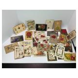 LARGE LOT OF LOCAL VINTAGE EMBOSSED POSTCARDS