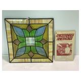 SCHUSTER STUDIOS STAINED GLASS WITH ORIGINAL