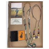 VINTAGE NAVAJO SIGNED CIRAL STERLING SILVER .925