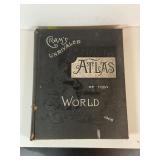 CRAM'S UNRIVALED ATLAS OF THE WORLD 1906 HARDBACK