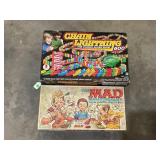 THE MAD MAGAZINE BOARD GAME & CHAIN LIGHTNING THE