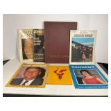 LARGE LOT OF JFK BOOKS, NEWSPAPER ARTICLES,