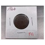 1866 TWO CENT PIECE