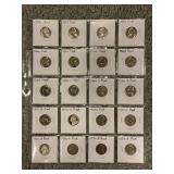 (20) JEFFERSON NICKEL PROOFS 1956-1978