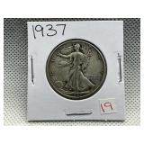 1937 WALKING LIBERTY HALF DOLLAR