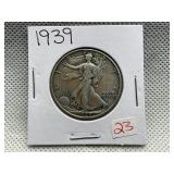 1939  WALKING LIBERTY HALF DOLLAR