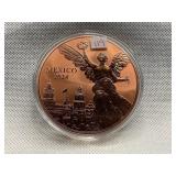 2024 MEXICO FIVE OUNCE .999 FINE COPPER ROUND