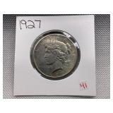 1927 PEACE DOLLAR