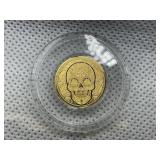 SPECIAL EDITION 1/100TH .9999 GOLD DAY OF THE DEAD